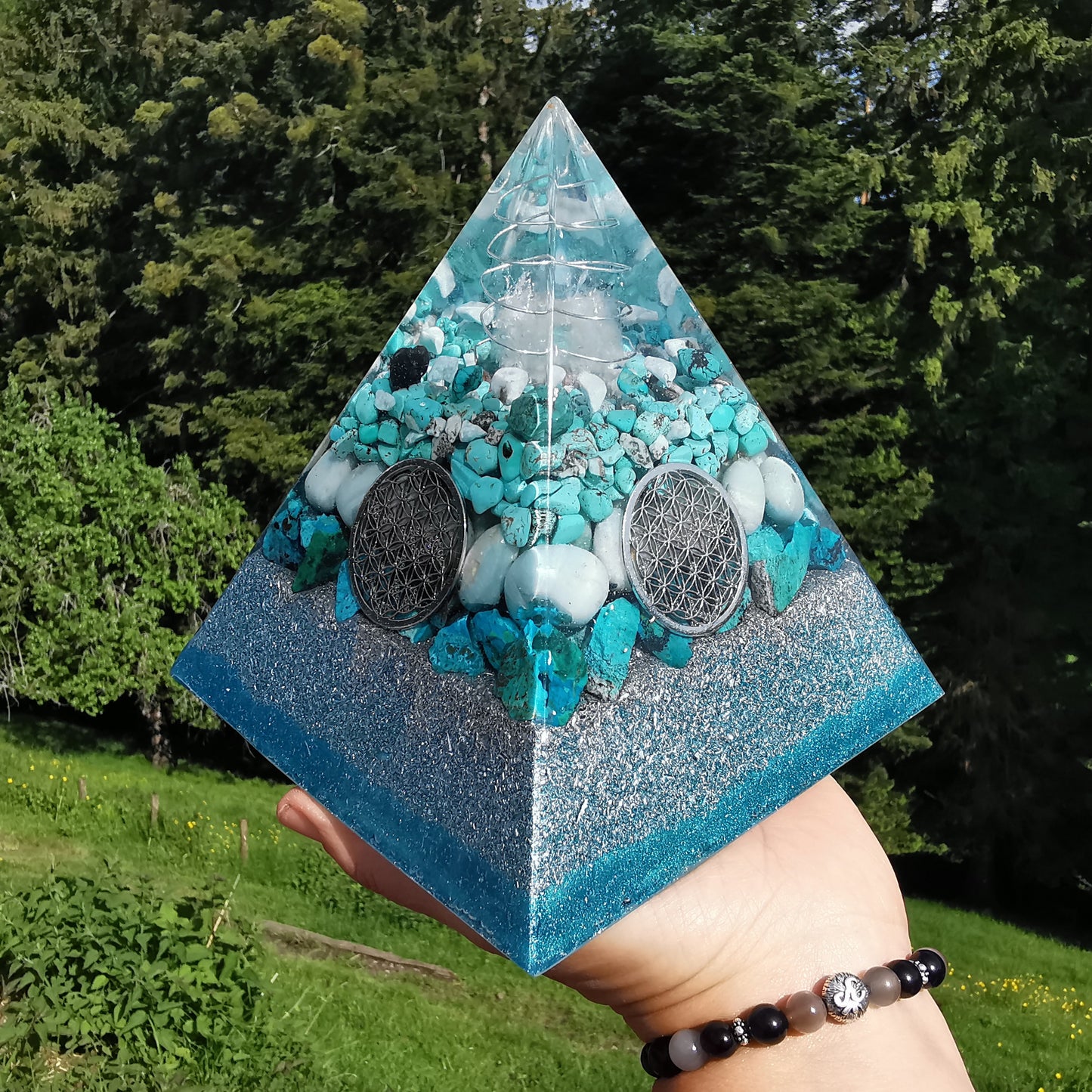 Orgone Pyramide EMOTIONALE HEILUNG 15cm
