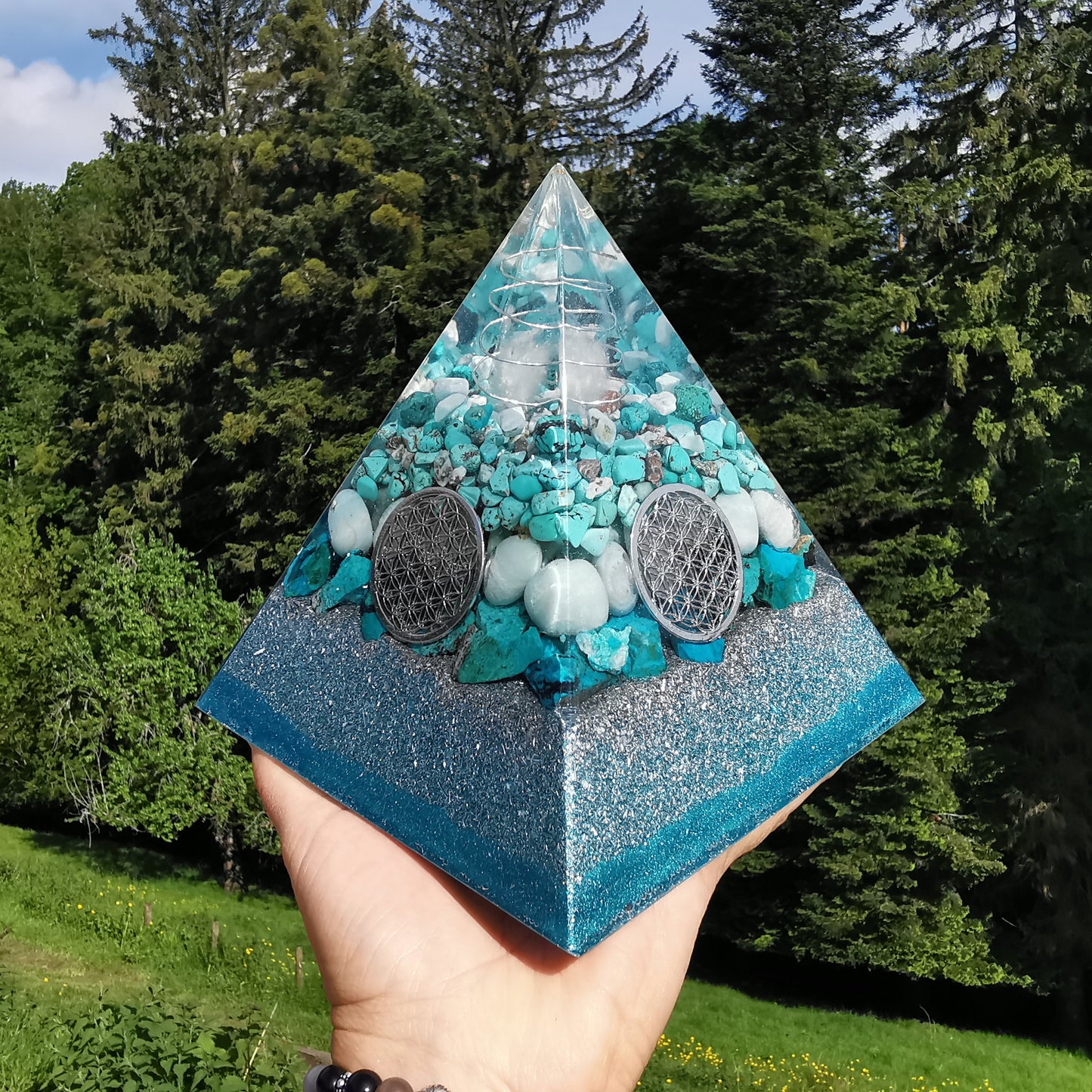 Orgone Pyramide EMOTIONALE HEILUNG 15cm