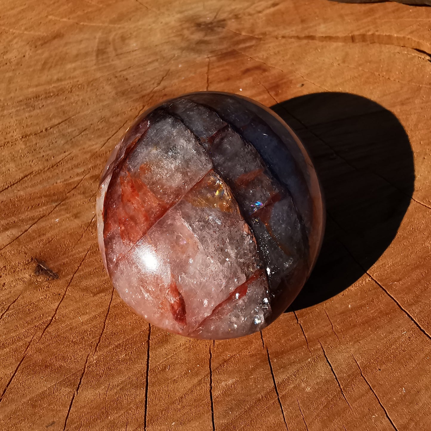 Red Healer Bergkristall Handschmeichler (3) 120g