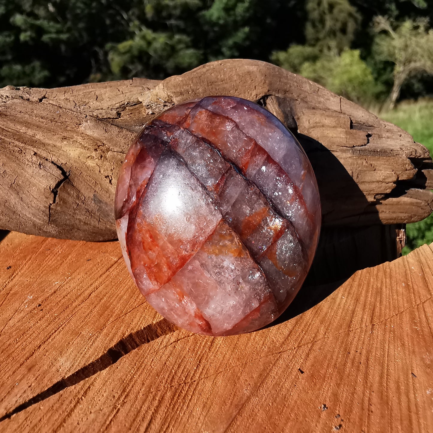Red Healer Bergkristall Handschmeichler (3) 120g