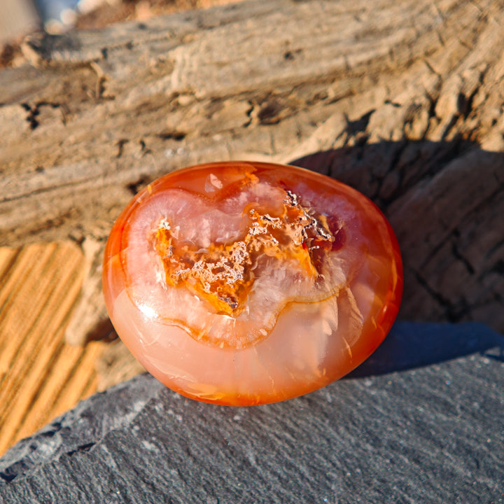 Karneol (Tatkraft) Handschmeichler (6)