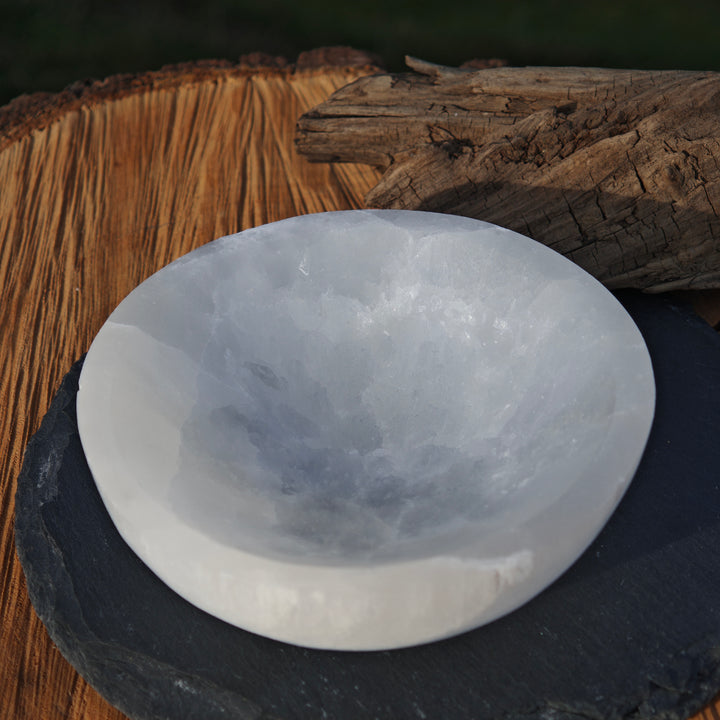 Selenit Schale 10cm zum reinigen & aufladen