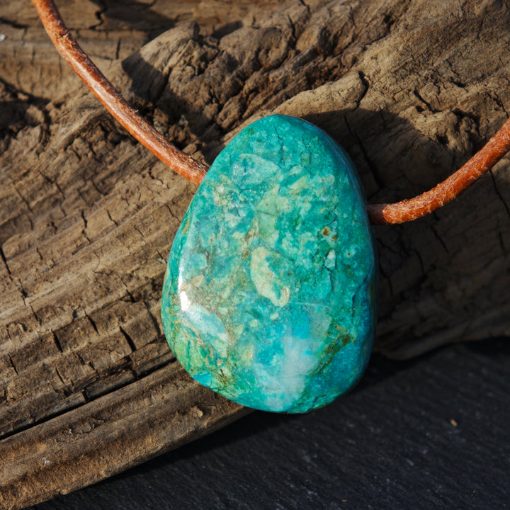 Atacama Opal Trommelstein gebohrt Unikate zur Auswahl