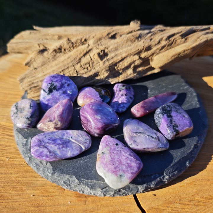 Charoit (Gelassenheit) 8 Trommelsteine zur individuellen Auswahl