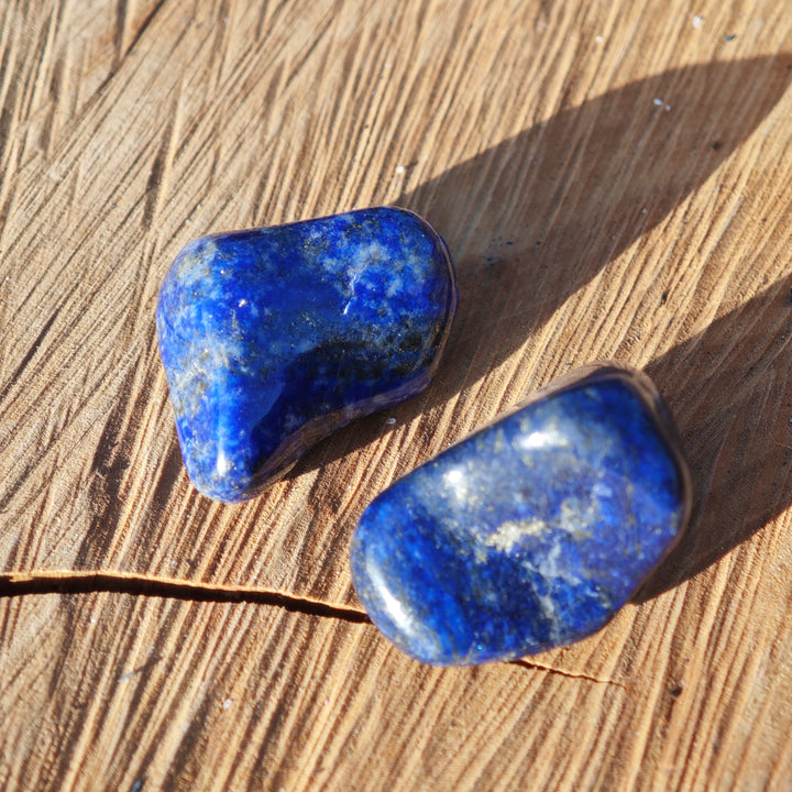 Lapis Lazuli Trommelsteine Chile AA Qualität gross 3-4cm