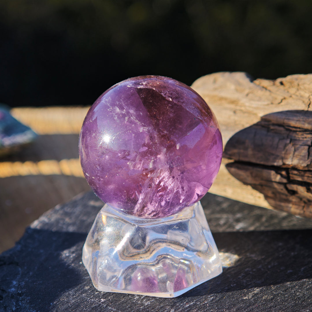 Amethyst Rauchquarz Kugel 3-3.5cm zur individuellen Auswahl