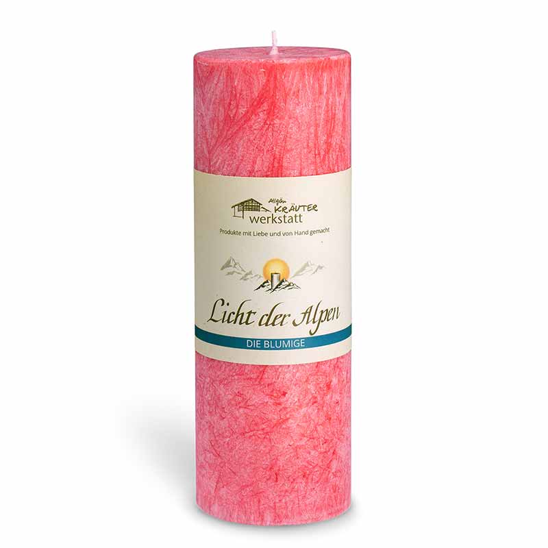 Die Blumige - Licht der Alpen - Allgäuer Heilkräuter Duftkerze