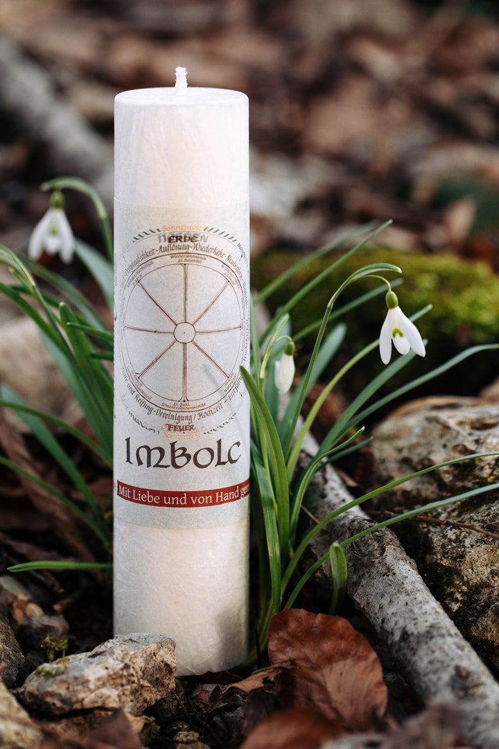 IMBOLC - Fest des Lichtes - 2. Februar - Allgäuer Heilkräuter Kerze