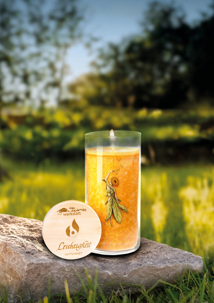 LEICHTIGKEIT - Allgäuer Heilkräuter Kerze