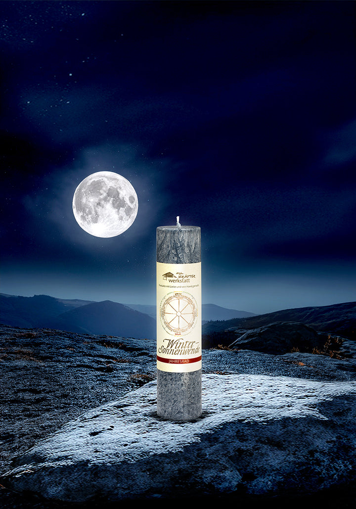 WINTERSONNENWENDE - Allgäuer Heilkräuter Kerze