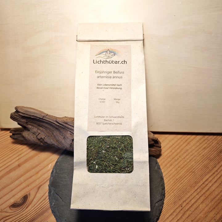 Beifuss einjährig (Artemisia annua) BIO 50g aus der Schweiz - keine Deklaration als Lebensmittel zulässig gemäss Novel Food Verordnung