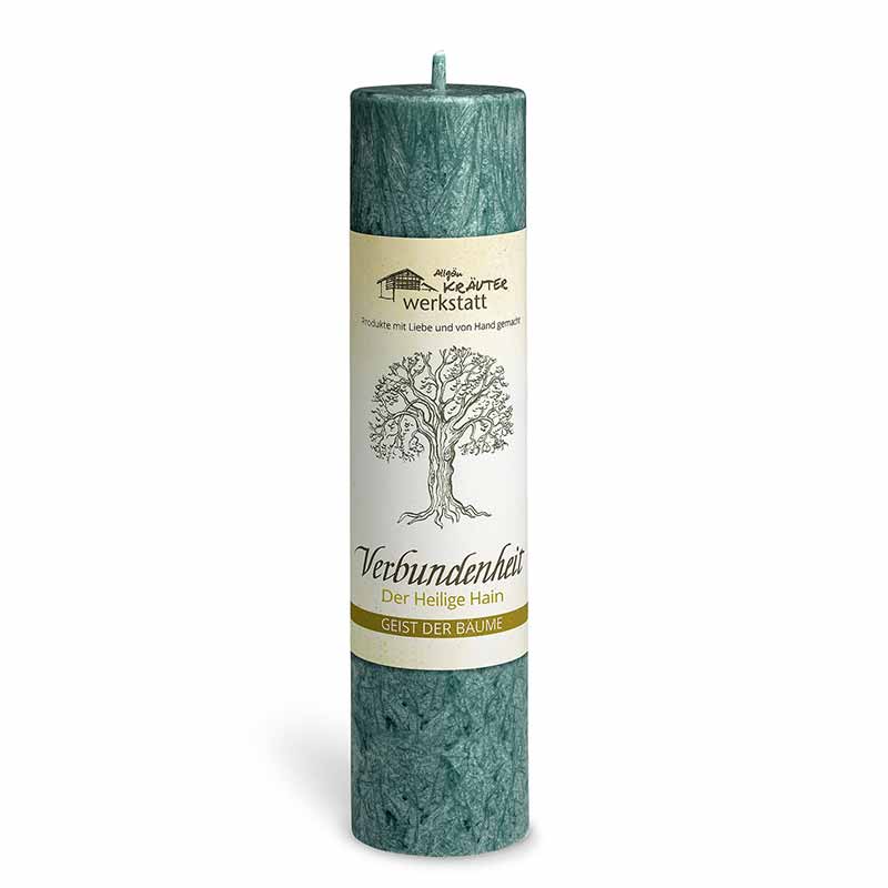 VERBUNDENHEIT - Geist der Bäume - Allgäuer Heilkräuter Kerze