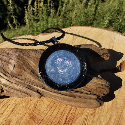 Orgone Anhänger STÄRKE, WAHRHEIT & INNERE RUHE special EMF Protection mit E-Link