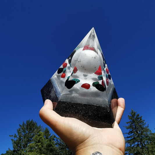 Orgone Cheops pyramid PROTECTION"Indian Style"