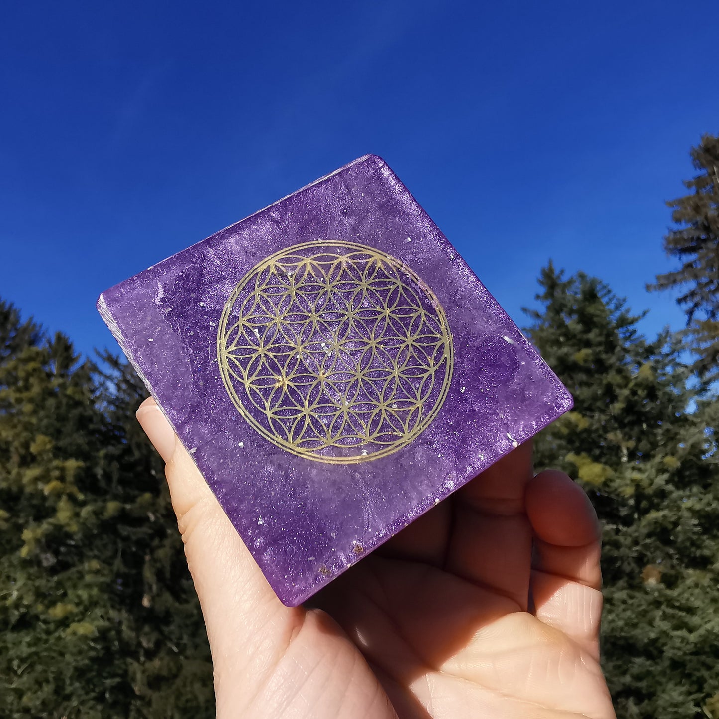 Orgone Pyramide HERZKRAFT 7cm