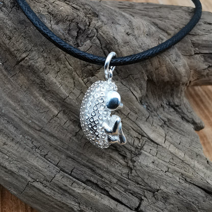 Anhänger IGEL 20mm Silber 925 mit kostenlosem Baumwollband