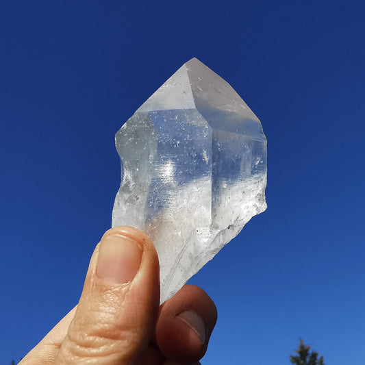 Bergkristall-Spitze (7) 9cm 165g